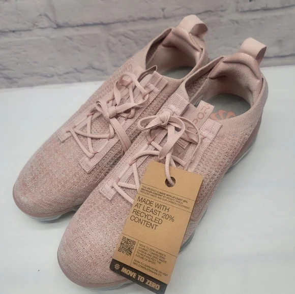 Nike Air VaporMax 2021 Flyknit Pink Oxford/Rose DJ9975-600 Women's Size 10.5 - Picture 8 of 9